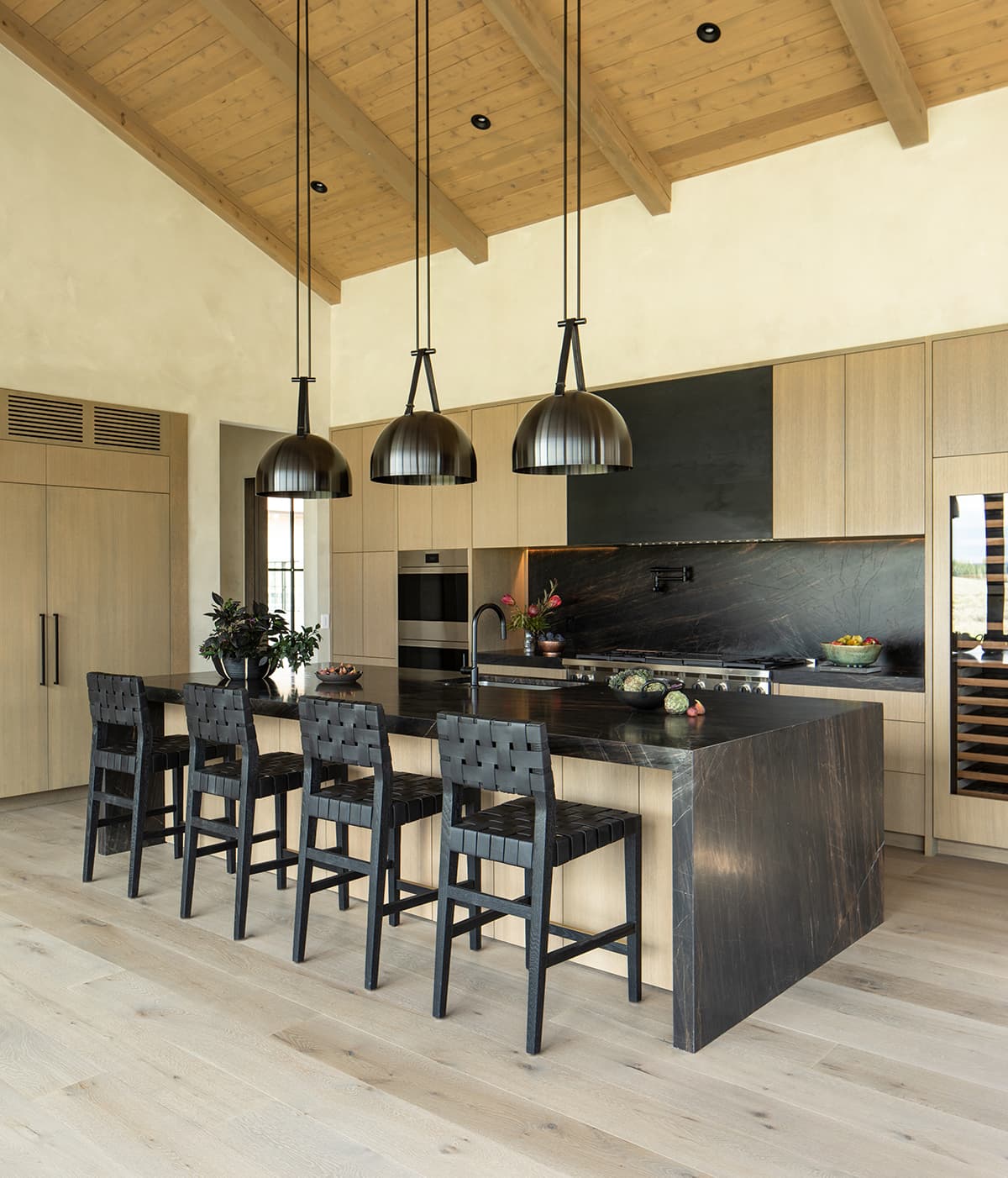 Starfall new home construction interior design project by Nida Risto Interiors in Jackson Wyoming