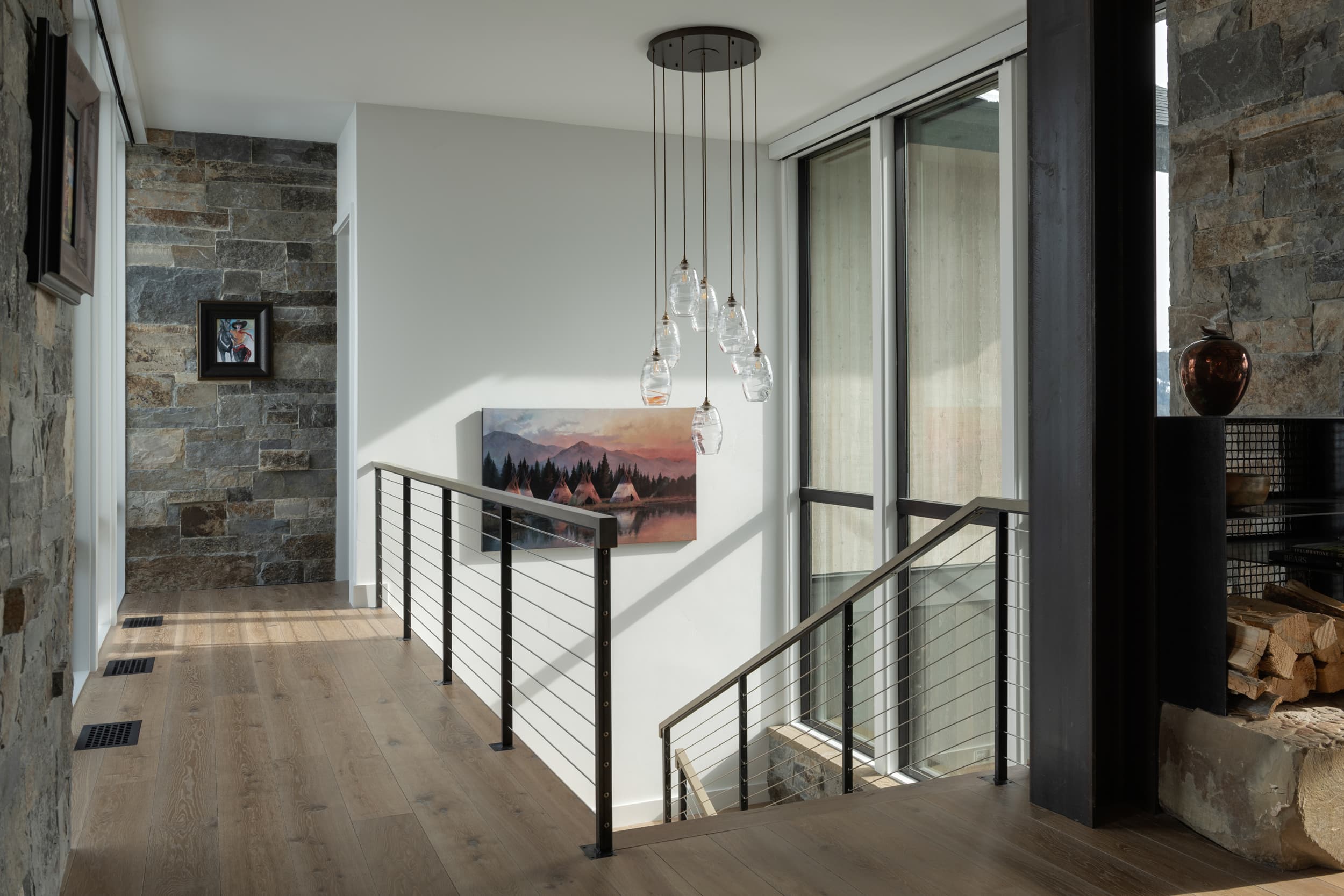 Nida Risto Interior Design in Jackson Hole designed a rustic elegance, sophisticated western art and design in the Cowgirl Dream Project in Summit County, Park City Utah.